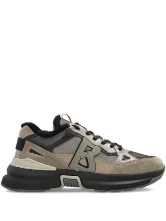 Bogner Malaga logo-appliqué sneakers - men - Suede/Fabric/Fabric/Rubber - 43 - Neutrals