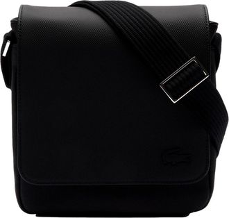 Lacoste Klassieke schoudertas in zwart - Heren - Schoudertassen - Zwart - ONE Size - Tassen