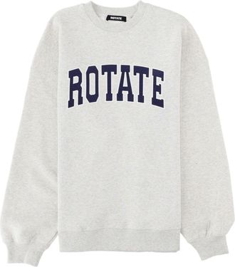 Rotate Casual Bold Logo Organic Cotton Sweatshirt