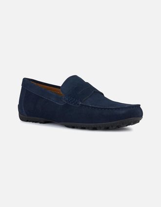 Geox Mens U Kosmopolis + Grip Mens Moccasins - Navy - Size: 10