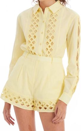 Allison New York Camila Shorts In Butter