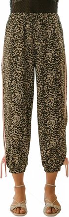 Bibi Cassidy Animal Print Pants In Leopard