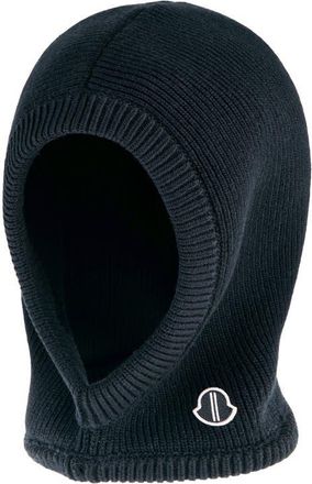 Moncler x Rick Owens Logo Patch Virgin Wool Balaclava in Black at Nordstrom