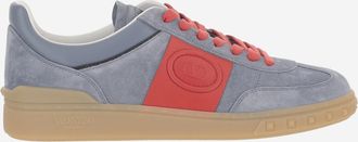 Valentino Garavani Blue Lace Up Sneakers