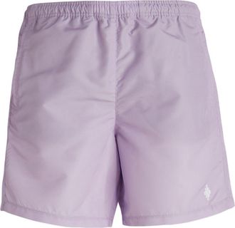 Marcelo Burlon Costume da bagno con ricamo - Viola