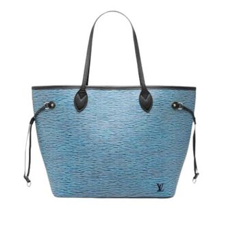 Louis Vuitton Pre-owned Tote Bags, female, Blue, Size: ONE SIZE Pre-owned Neverfull MM