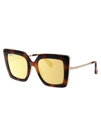 Max Mara Unisex Sunglasses Mm0051 Brown Acetate