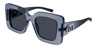 Gucci GG2025S 003 Womens Sunglasses Grey Size 49 - Free RX Lenses - Free RX Lenses