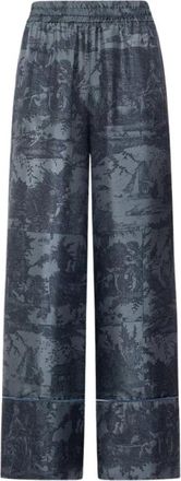 Pierre-Louis Mascia Aloegum Wide Broeken - Dames - Wijde Broeken - Zwart - XS - Broeken