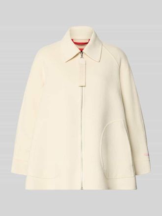 Max & Co. Relaxed Fit Kurzmantel aus reiner Schurwolle Modell MCOSAGGINA in Offwhite, Gr&ouml;&szlig;e XS