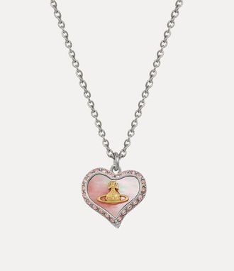 Vivienne Westwood Petra Pendant Necklace Platinum-gold-coral Platinum-gold-coral Women