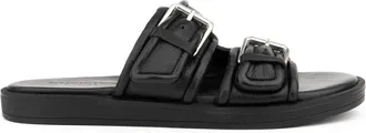 Sergio Moretti Casual Open Sandalen - Dames - Sandalen - Zwart - 37 EU - Schoenen