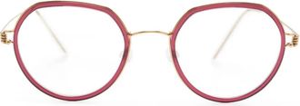 Lindberg Gillian glasses - unisex - Acetate/Titanium - 47 - Red