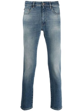 Pantaloni Torino light-wash slim-fit jeans - men - Cotton/Spandex/Elastane - 35 - Blue