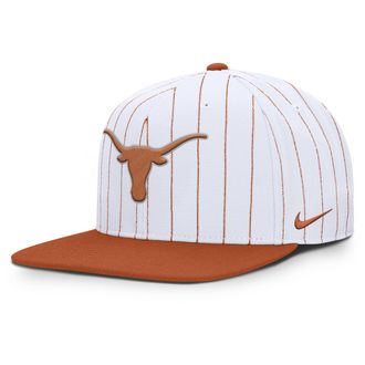 Nike Texas Primetime Pin Stripe 2-Tone Nike Mens Dri-FIT College Adjustable Hat in White | NC1208DXTXE-5YX