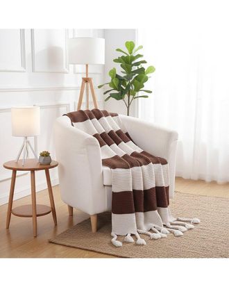 Luxury Home Vintage Plaid Throw Blanket