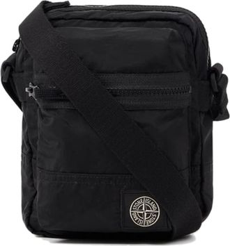 Stone Island Hombre, Bolsos, Negro, Talla: ONE Size