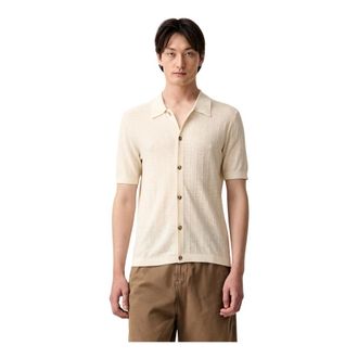 Marc O'Polo Heren, Overhemden, Beige, Maat: XL Linnen