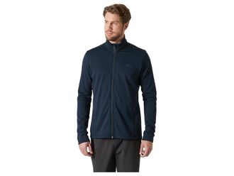 Helly Hansen Fleece Jacket Mens Sweater Navy : 2XL, Fleece/Polyester