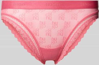 HUGO BOSS Slip in Spitzen-Optik Modell SARTORIAL BRIEF in Pink, Gr&ouml;&szlig;e XL