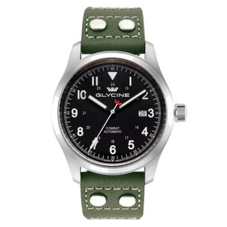 Glycine Combat Field Automatic Black Dial Mens Watch GL0584