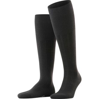 Falke Lhasa Rib Wool Cashmere Knee High Socks in Black at Nordstrom, Size Small