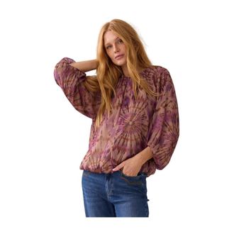 Summum Dames, Blouses & Shirts, Paars, Maat: S