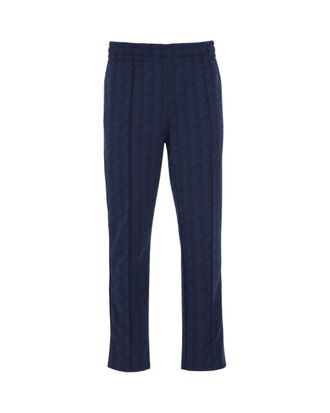 Lacoste Jacquard Monogram Straight-Leg Pants