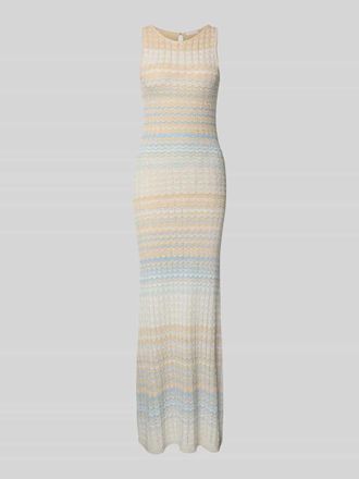 Guess Strickkleid aus Viskose-Mix Modell ROSALYN in Hellblau, Gr&ouml;&szlig;e XS