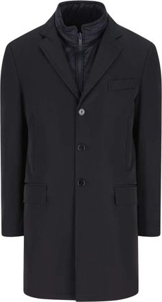 Fay Jassen Navy - Heren - Mantel - Blauw - XL - Jassen