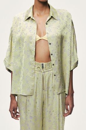 Nocturne Leopard Print Shirt in Multi-Colored at Nordstrom, Size Medium