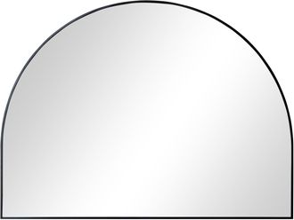 Melody Maison Large Black Arched Wall Mirror 90cm X 120cm