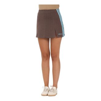 adidas Op Maat Gemaakte Bruine Rok - Dames - Korte rokken - Bruin - XS - Leer - Rokken