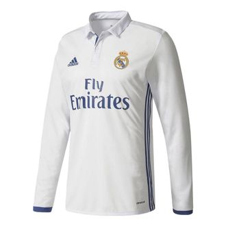 adidas Real Madrid Home L/S Jersey Asia Sizing AI5184