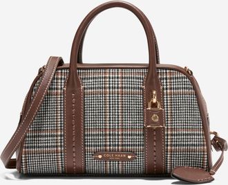 Cole Haan Womens Lockheart Small Satchel - Grey