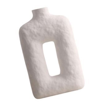 OEM Jarrones De Cer&aacute;mica &Uacute;nicos Con Decoraciones - Maceta Blanca