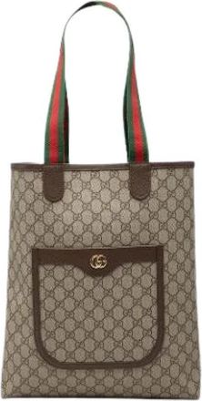 Gucci Pre-owned Canvas gucci-bags - Dames - Vintage Shopper - Beige - ONE Size - Vintage