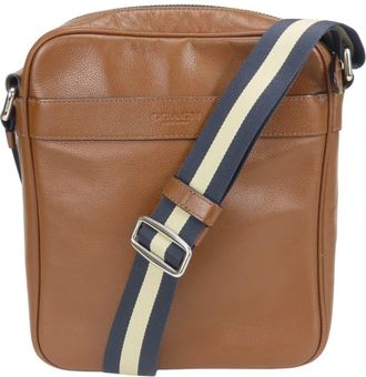 Coach Brown Leather Shoulder Bag (Pre-Owned)