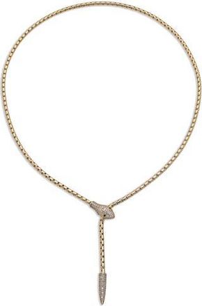 Eye Candy Los Angeles Emilia Snake Lariat in Gold at Nordstrom Rack