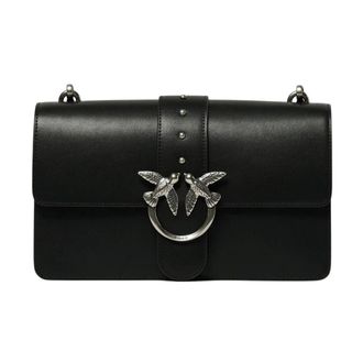 Pinko Cross Body Bags, female, Black, Size: ONE SIZE Shoulder Bag