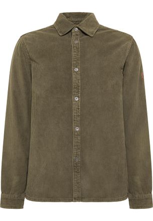 Dreimaster Dreimaster Overhemd tuxe Heren olijf