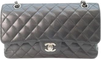 Chanel Pre-owned Matelasse Schoudertas - Dames - Vintage Schoudertas - Zwart - ONE Size - Leer - Vintage