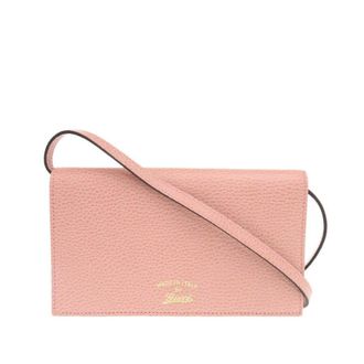 Gucci Pre-owned Gucci Dollar Calfskin Swing Wallet On Strap Ladies DIHZ1RFLI19R53KG