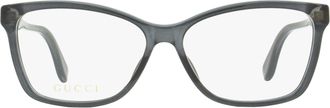 Gucci GG0792O Rectangular Acetate Eyeglasses - Gray
