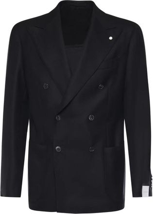 Lubiam Giacca - Heren - Blazers - Zwart - XL - Jassen