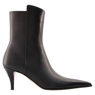 Alexander McQueen Schoenen, Dames, Zwart, 39 EU, Leer, Leather boots