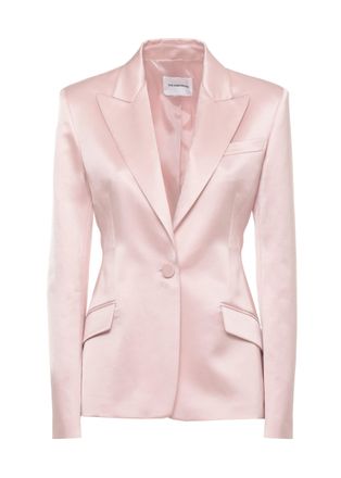 Andamane Pink Bianca Satin Blazer
