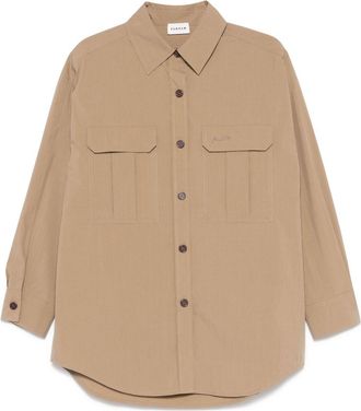 P.A.R.O.S.H. Nylon en Katoen Blend Shirt