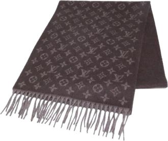 Louis Vuitton Pre-owned Stole - Heren - Pre-owned - Bruin - Maat: ONE Size Kasjmier