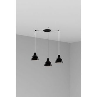 Faro Barcelona Venice 3l Colgante Negra